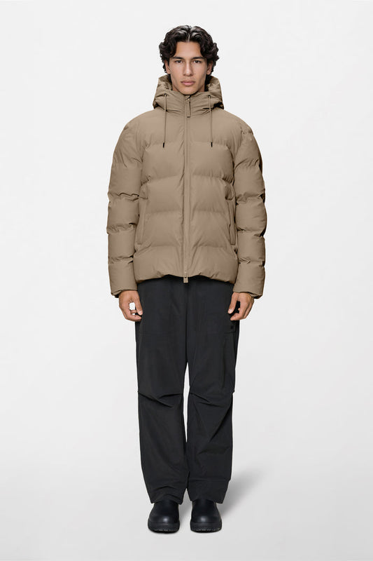 RAINS Alta Puffer Jacket Beige Jacket