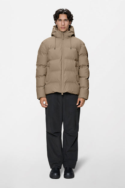 RAINS Alta Puffer Jacket Beige Jacket