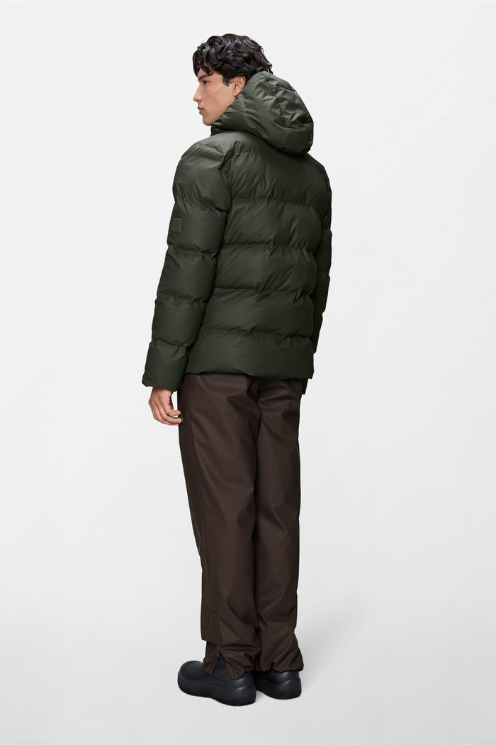 RAINS Alta Puffer Jacket Green Jacket