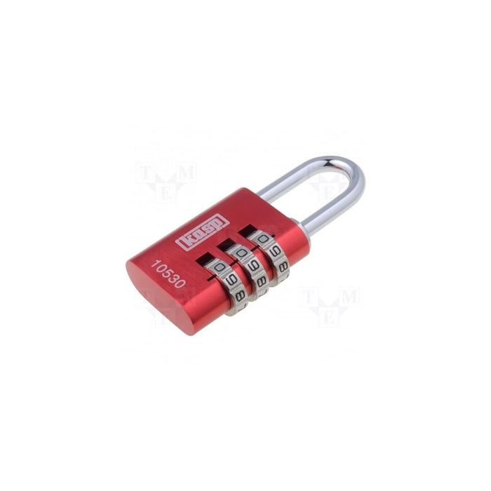Aluminium Combination Padlock (30mm)