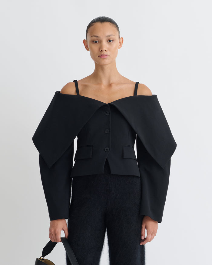 Amantha - Structured blazer - Black