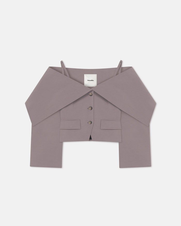 Amantha - Structured blazer - Grey