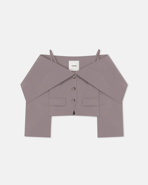 Amantha - Structured blazer - Grey