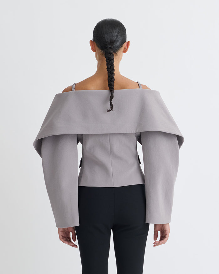 Amantha - Structured blazer - Grey