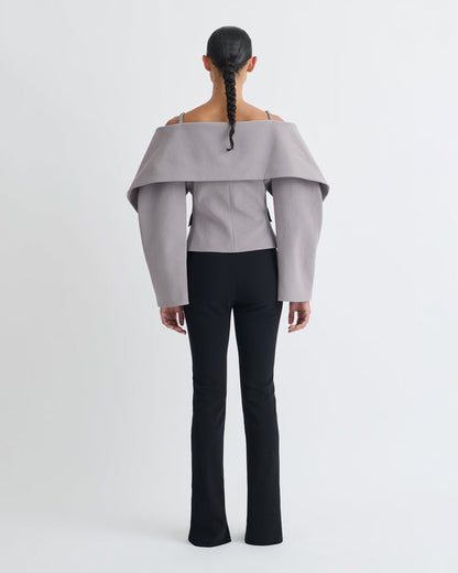 Amantha - Structured blazer - Grey