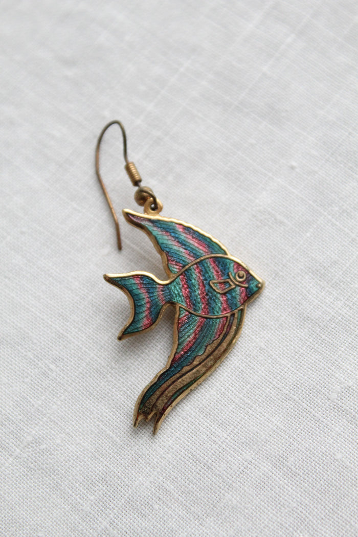 angelfish earrings