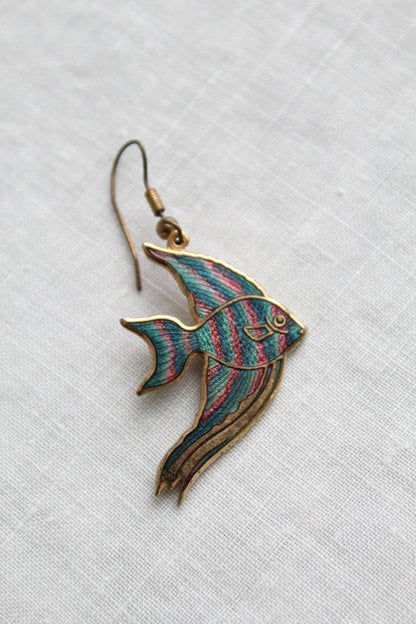 angelfish earrings