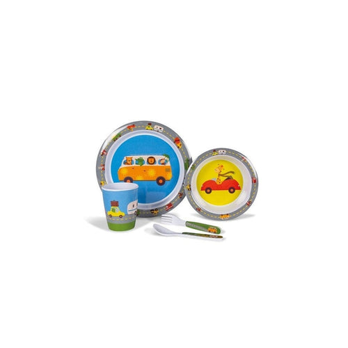 Animal Traffic Childrens Melamine 4-Piece Set