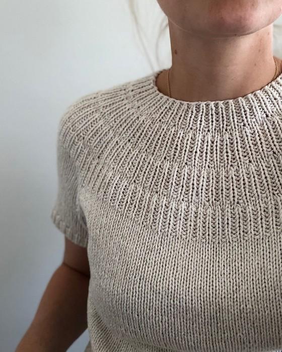 Anker's Summer Shirt by Petiteknit, No 12 yarn kit (ex pattern)