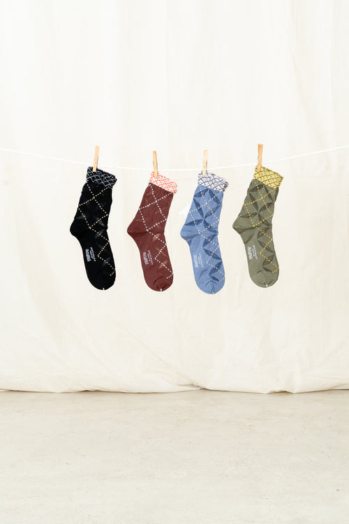 Antipast Women's Circle Argyle Socks