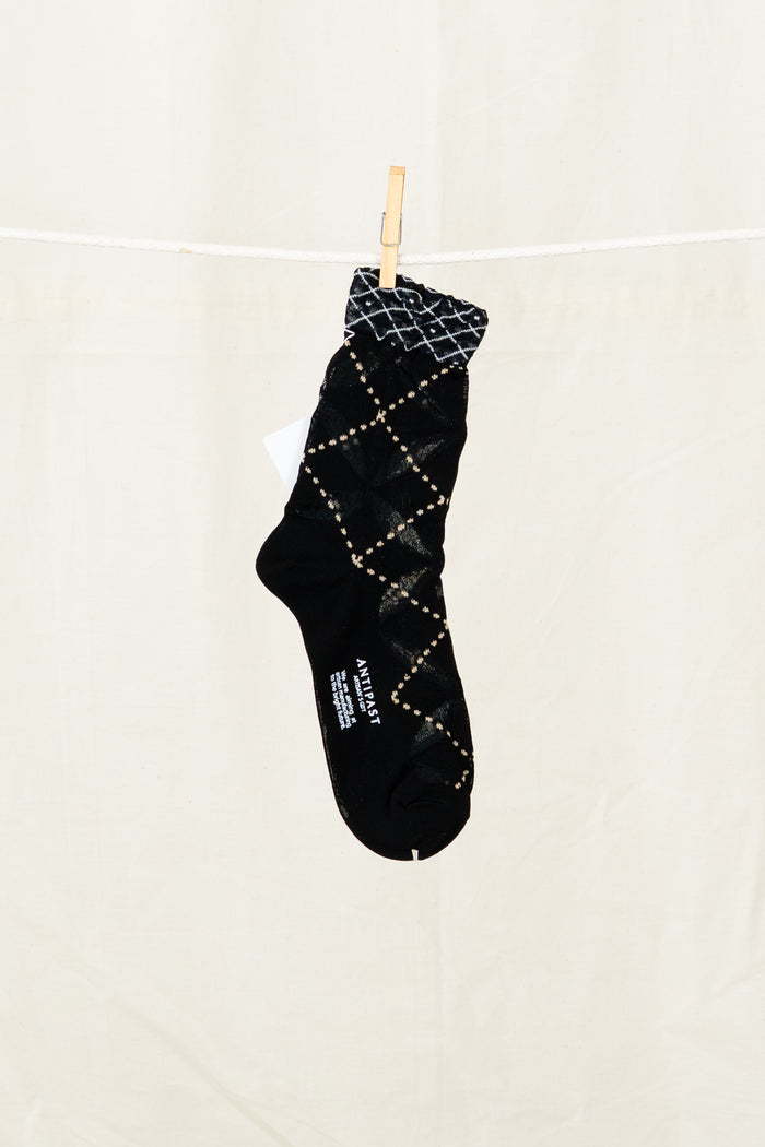 Antipast Women's Circle Argyle Socks