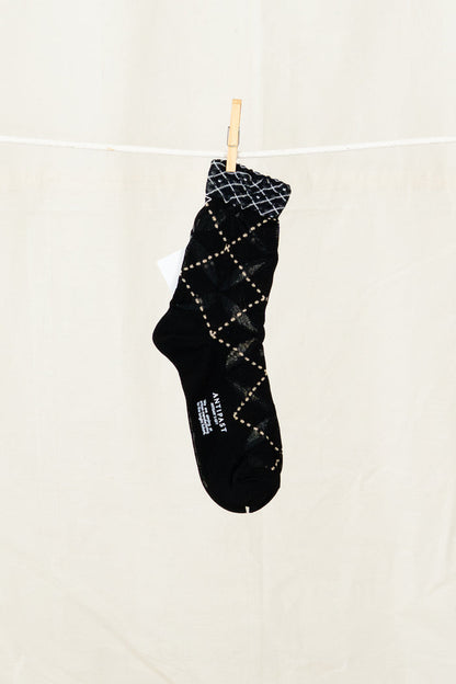 Antipast Women's Circle Argyle Socks