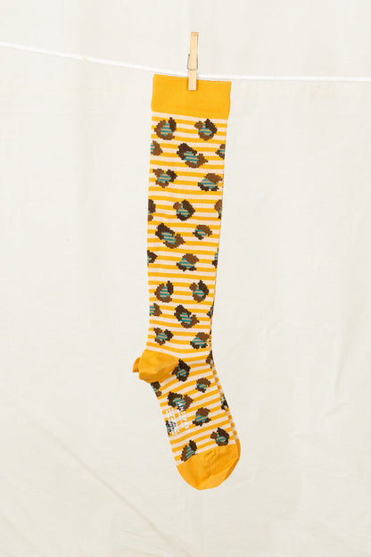 Antipast Women's Jungle Check Compression Knee High