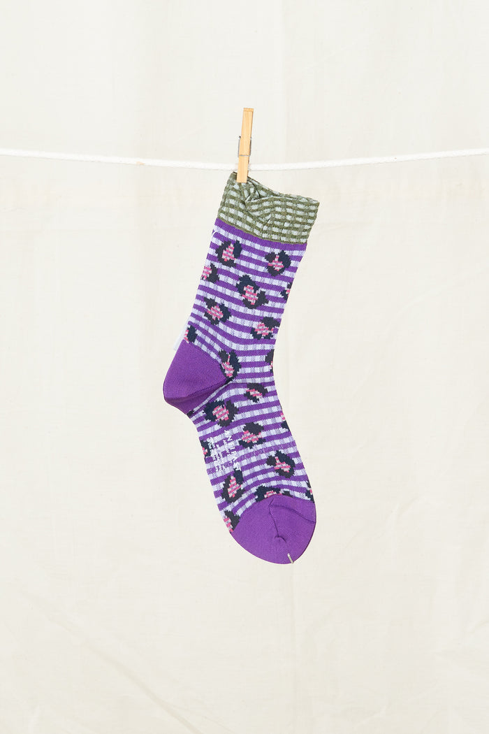 Antipast Women's Jungle Check Socks