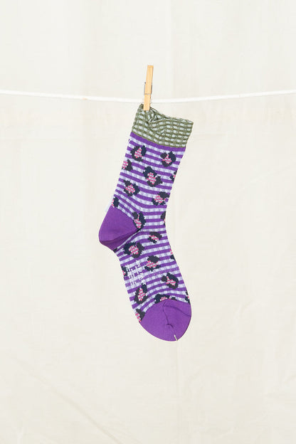 Antipast Women's Jungle Check Socks