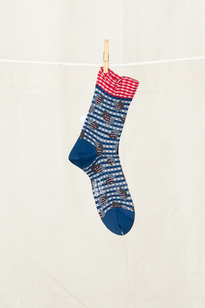 Antipast Women's Jungle Check Socks
