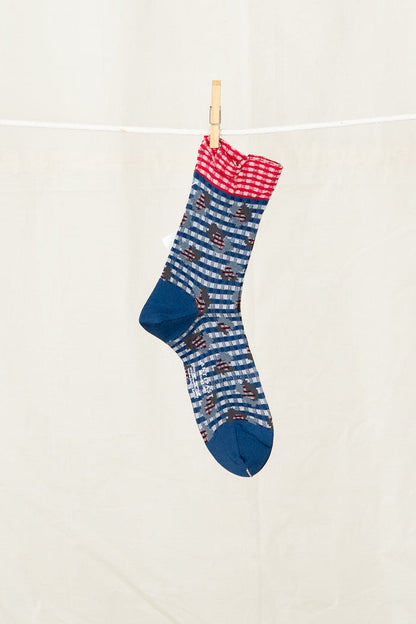 Antipast Women's Jungle Check Socks