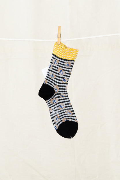 Antipast Women's Jungle Check Socks