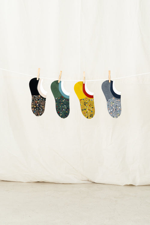 Antipast Women's Mosaic Tile Cover Sock