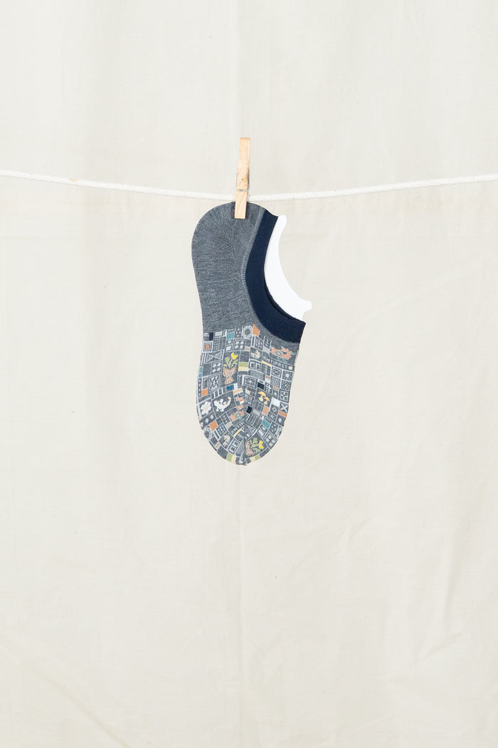 Antipast Women's Mosaic Tile Cover Sock