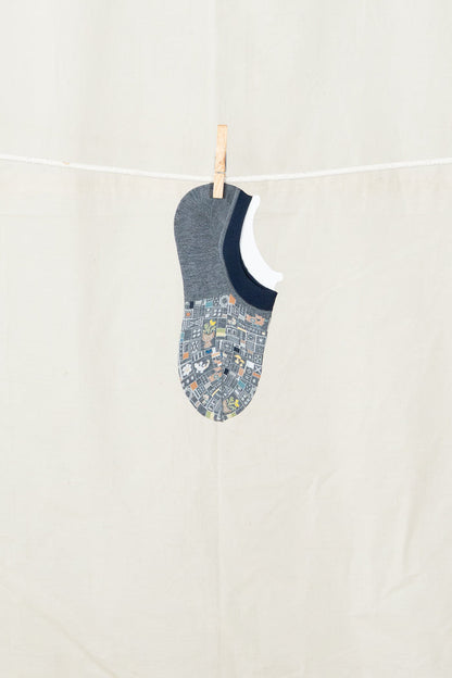 Antipast Women's Mosaic Tile Cover Sock