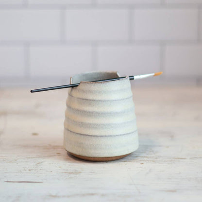 Artist's Brush Cup in Cream