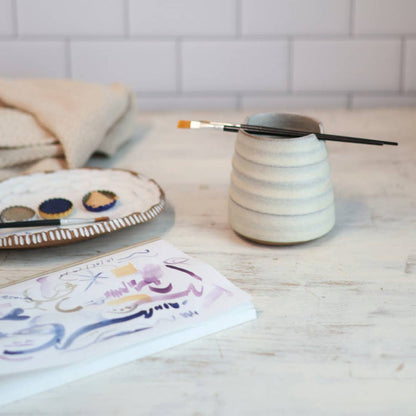 Artist's Brush Cup in Cream
