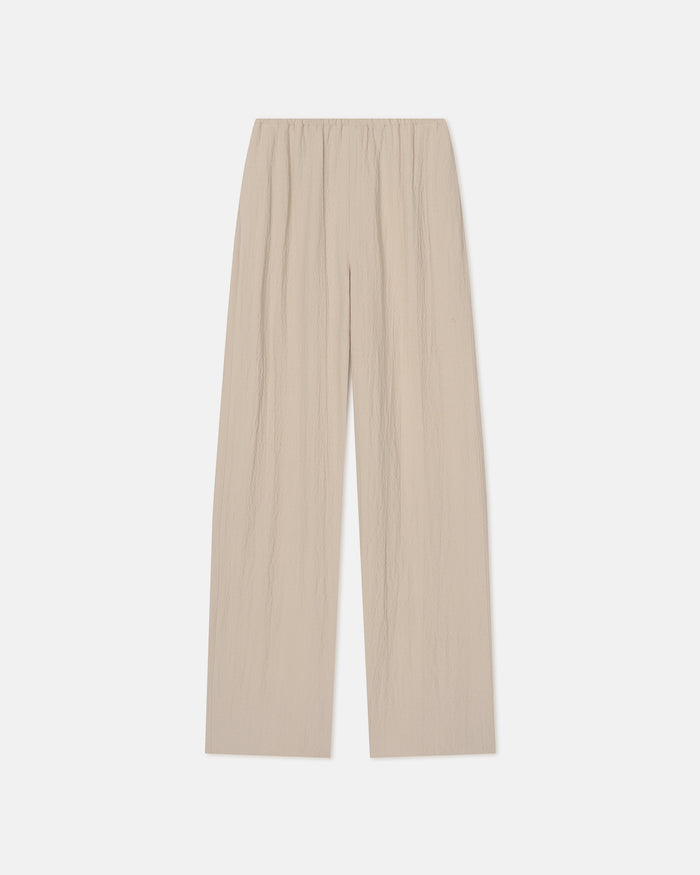 Arvenn - Seersucker Suiting Pants - Sand
