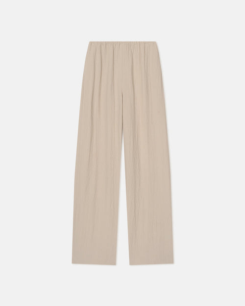 Arvenn - Seersucker Suiting Pants - Sand