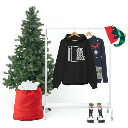 Ask. Seek. Knock Unisex Hoodie