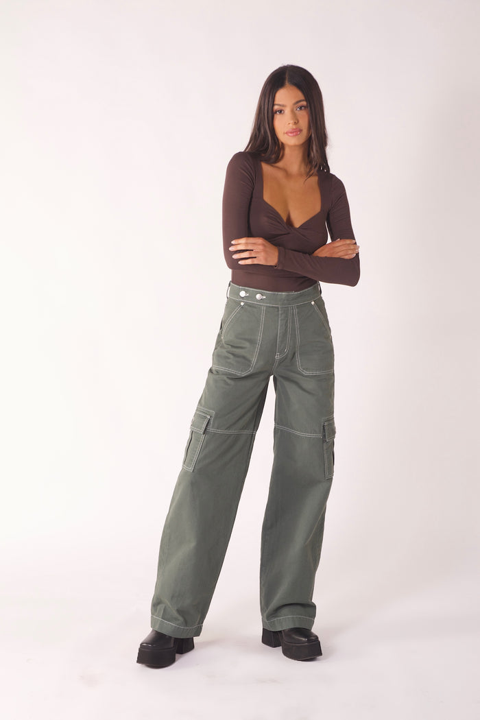Aviator Cargo / Army Green