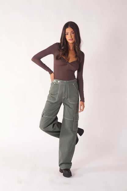 Aviator Cargo / Army Green