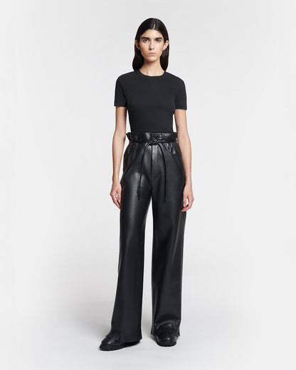 Axton - Cropped t-shirt - Black