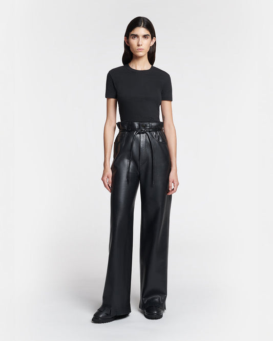 Axton - Cropped t-shirt - Black