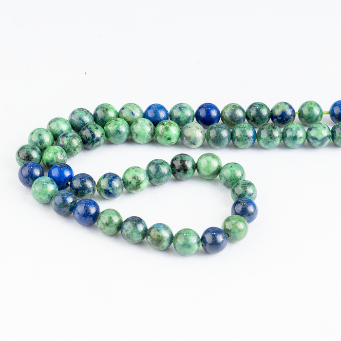Azurite Malachite Beads, Natural Crystal Round Beads 4mm to 12mm