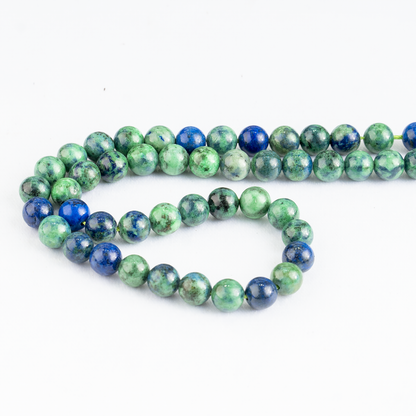 Azurite Malachite Beads, Natural Crystal Round Beads 4mm to 12mm