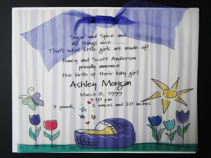Baby Bassinet Invite
