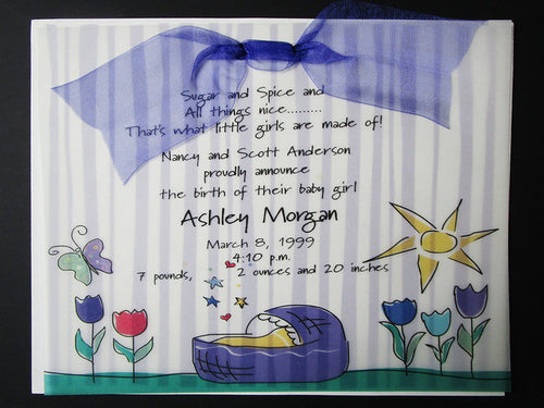 Baby Bassinet Invite