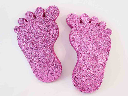 Baby feet styrofoam cutout - Designs by Ginny