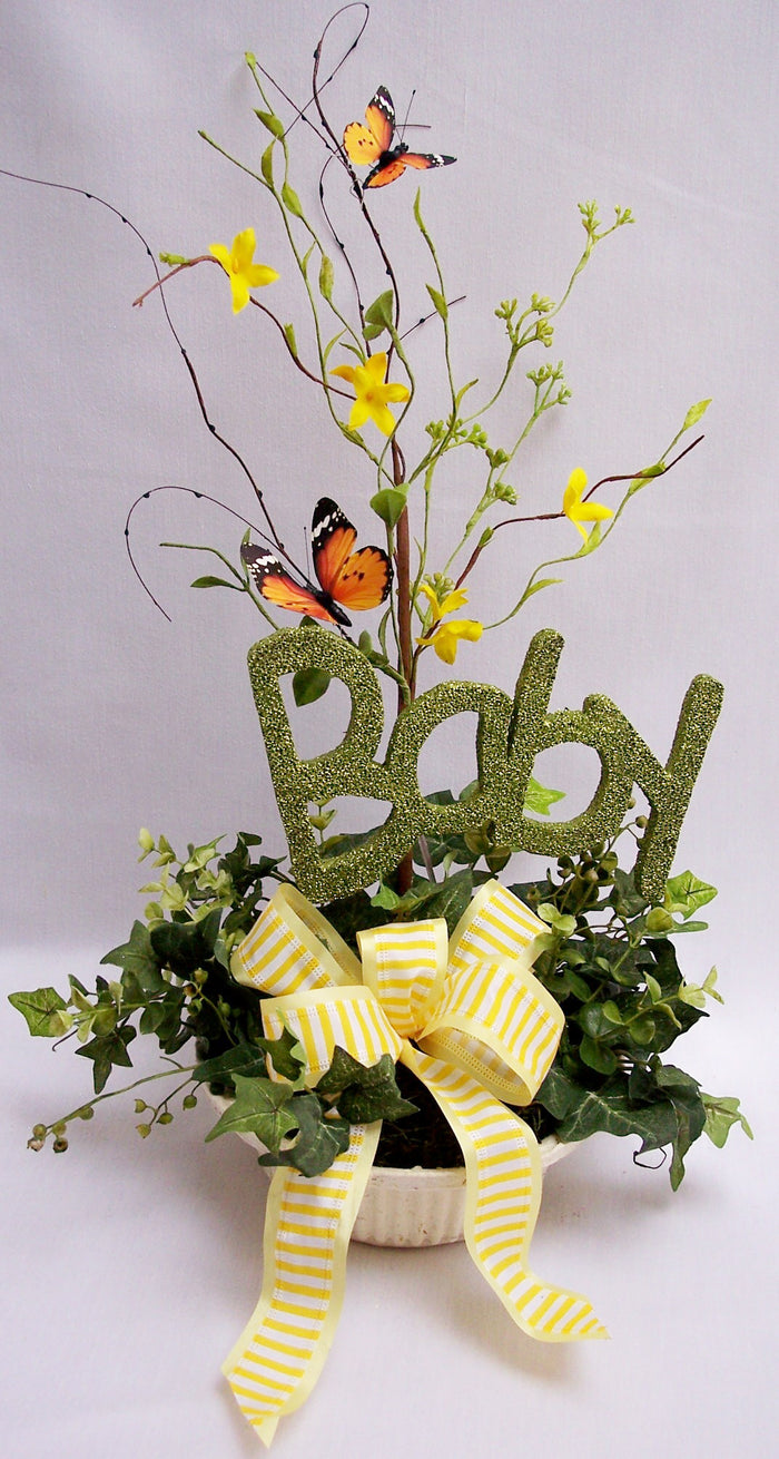 Baby Floral Centerpiece - Designs by Ginny