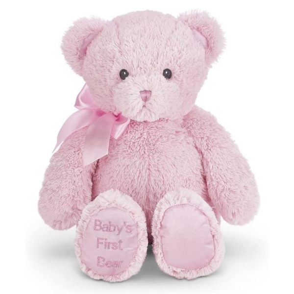 Baby's First Bear Plush Stuffed Animal 18 Pink Teddy