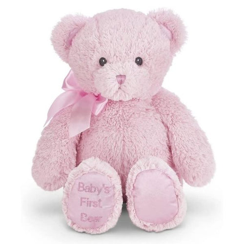 Baby's First Bear Plush Stuffed Animal 18 Pink Teddy