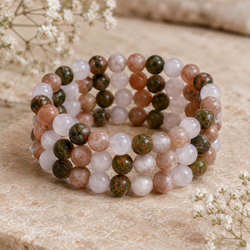 Balancing FERTILITY Crystal Bracelet (Assisting, Environment, Promotes)