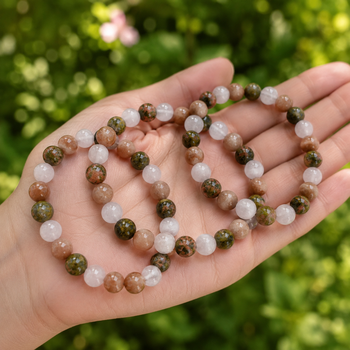 Balancing FERTILITY Crystal Bracelet (Assisting, Environment, Promotes)
