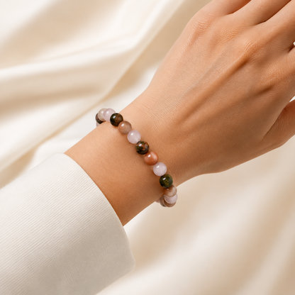 Balancing FERTILITY Crystal Bracelet (Assisting, Environment, Promotes)