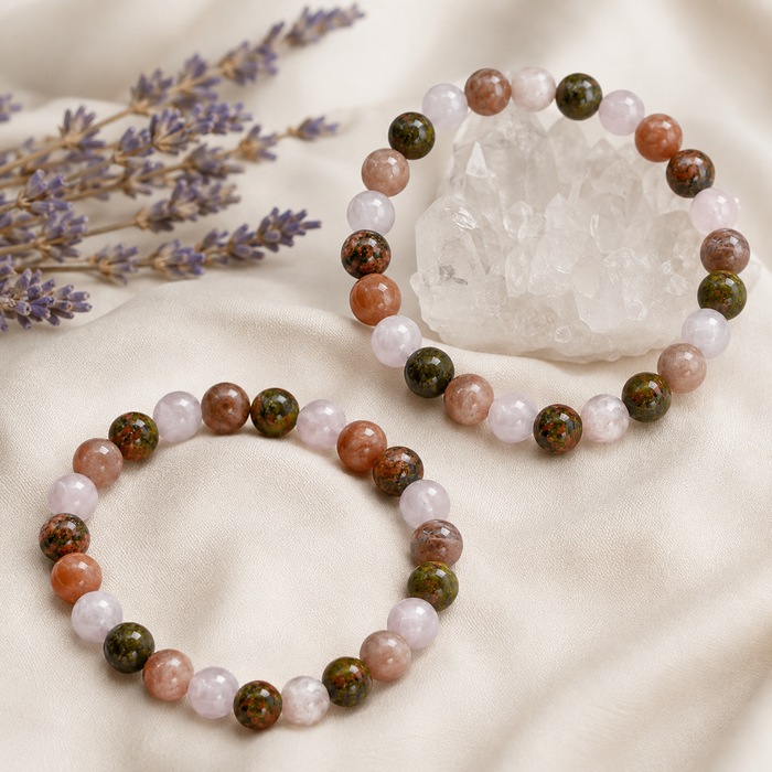 Balancing FERTILITY Crystal Bracelet (Assisting, Environment, Promotes)