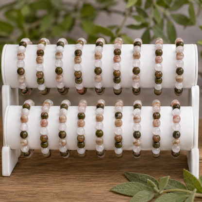 Balancing FERTILITY Crystal Bracelet (Assisting, Environment, Promotes)