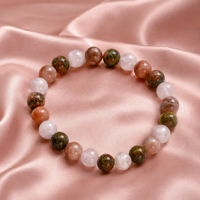 Balancing FERTILITY Crystal Bracelet (Assisting, Environment, Promotes)