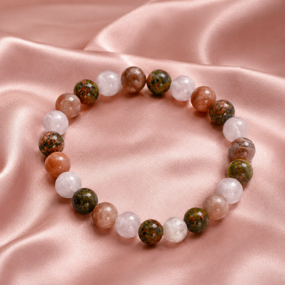 Balancing FERTILITY Crystal Bracelet (Assisting, Environment, Promotes)