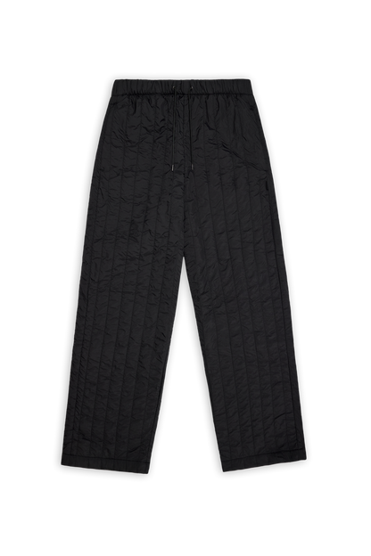 RAINS Banja Liner Pants Wide Black Pants